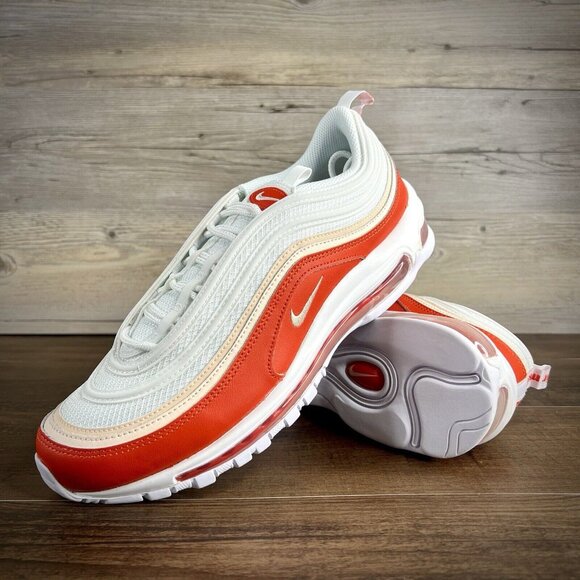 Nike Air Max 97 Mens SIze 10 Picante Red Guava Ice White FN6869 633